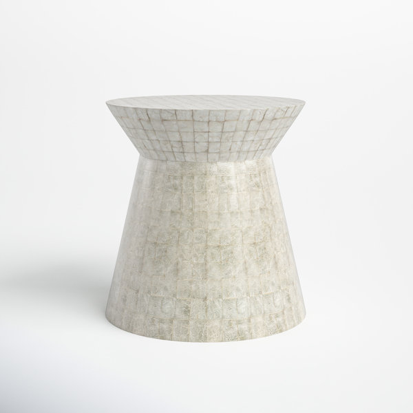 Joss & Main Abbie 21'' Tall Drum End Table & Reviews Wayfair